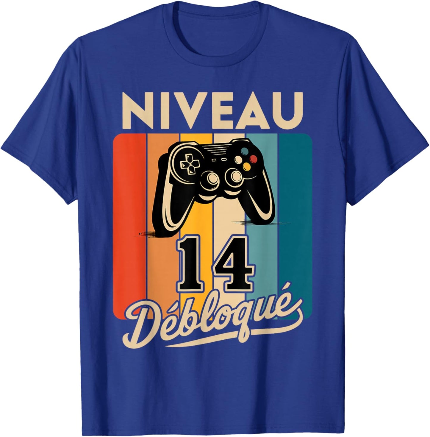 Level 14 Boy 2012 Birthday Gamer Level 14 Boy T-Shirt - T-Shirt | Royal