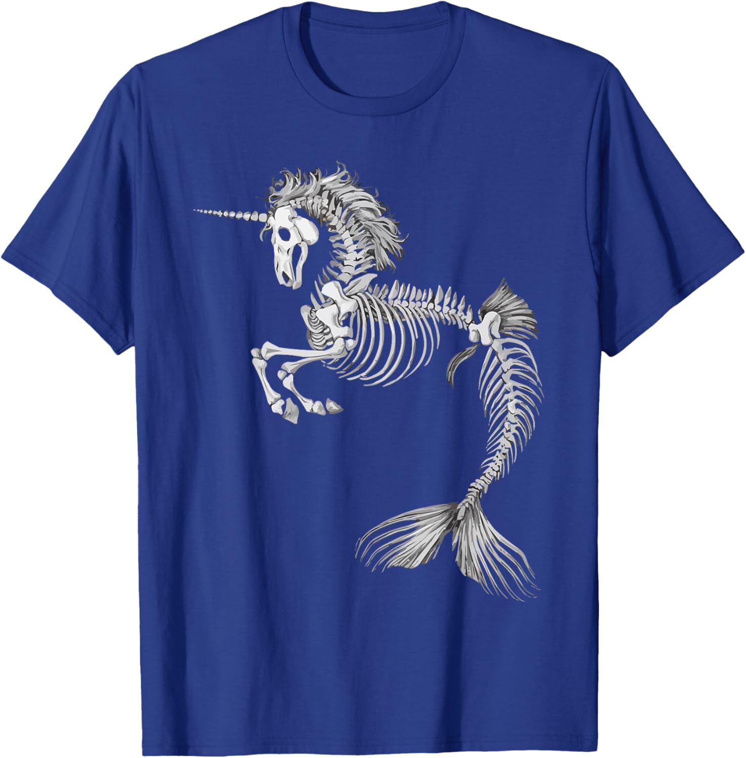 Zombie Mermaid Halloween Costume Spooky Trick Or Treat T-Shirt - T-Shirt | Royal