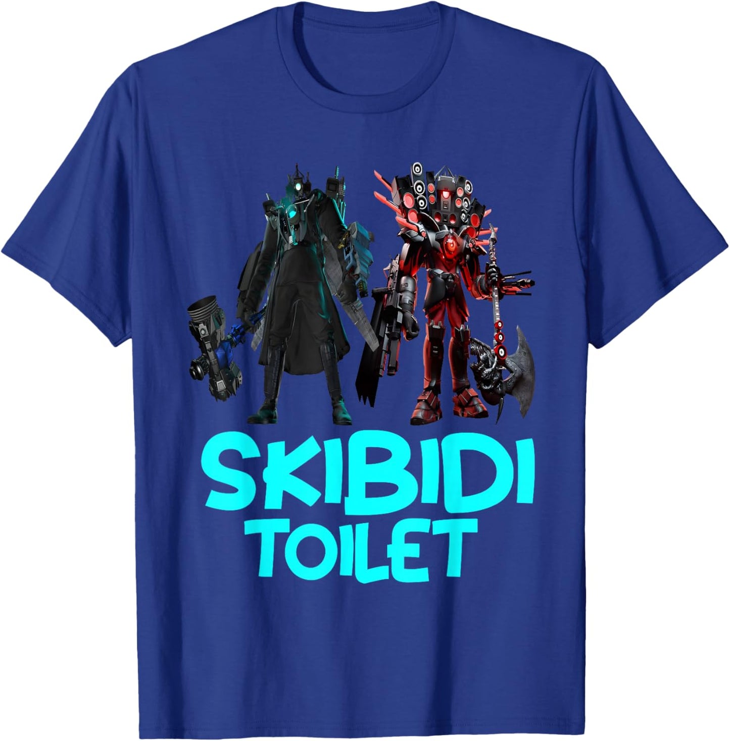 Birthday Boy Gifts for Kids, Adults Skibidi toilet T-Shirt - T-Shirt | Royal
