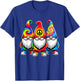 Tie-Dye Gnomes Peace Sign Hippie T-Shirt - T-Shirt | Royal