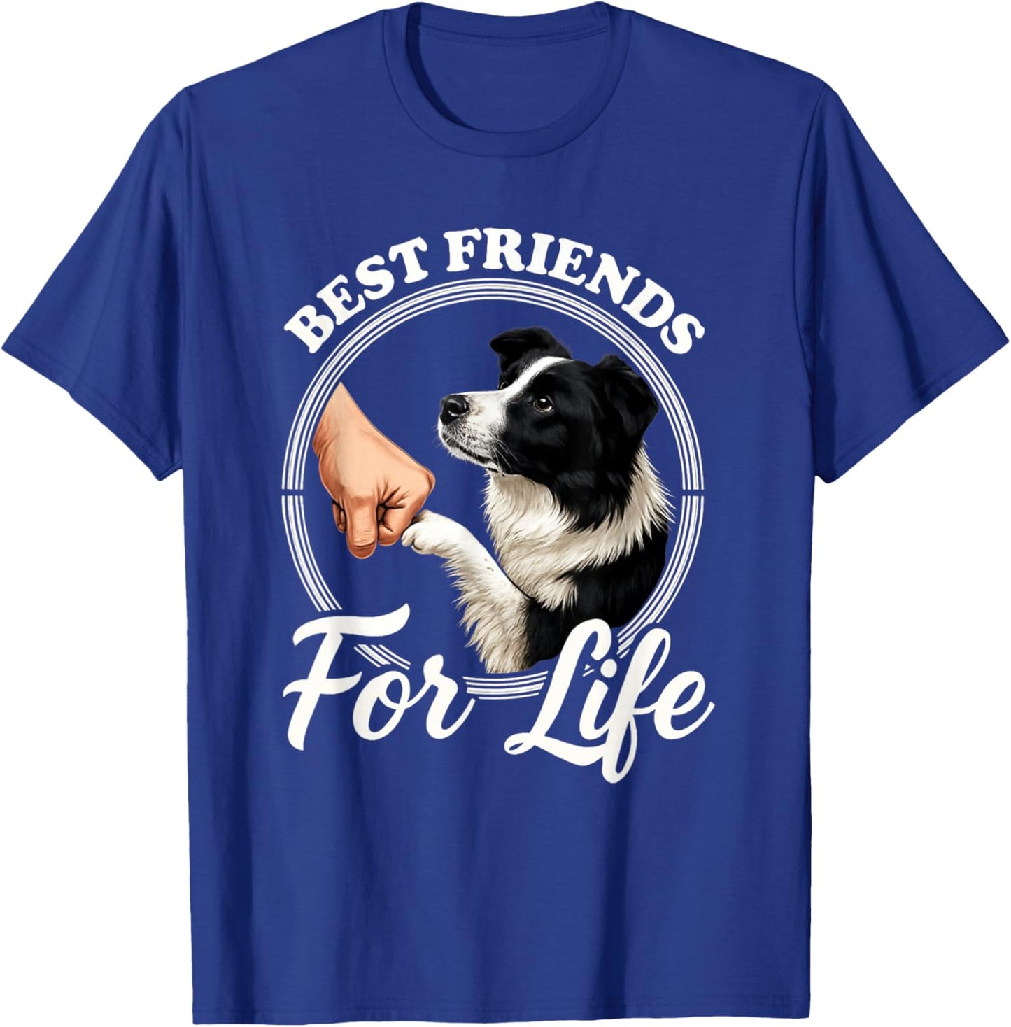 Border Collie Lover Design Border Collie Dog T-Shirt - T-Shirt | Royal
