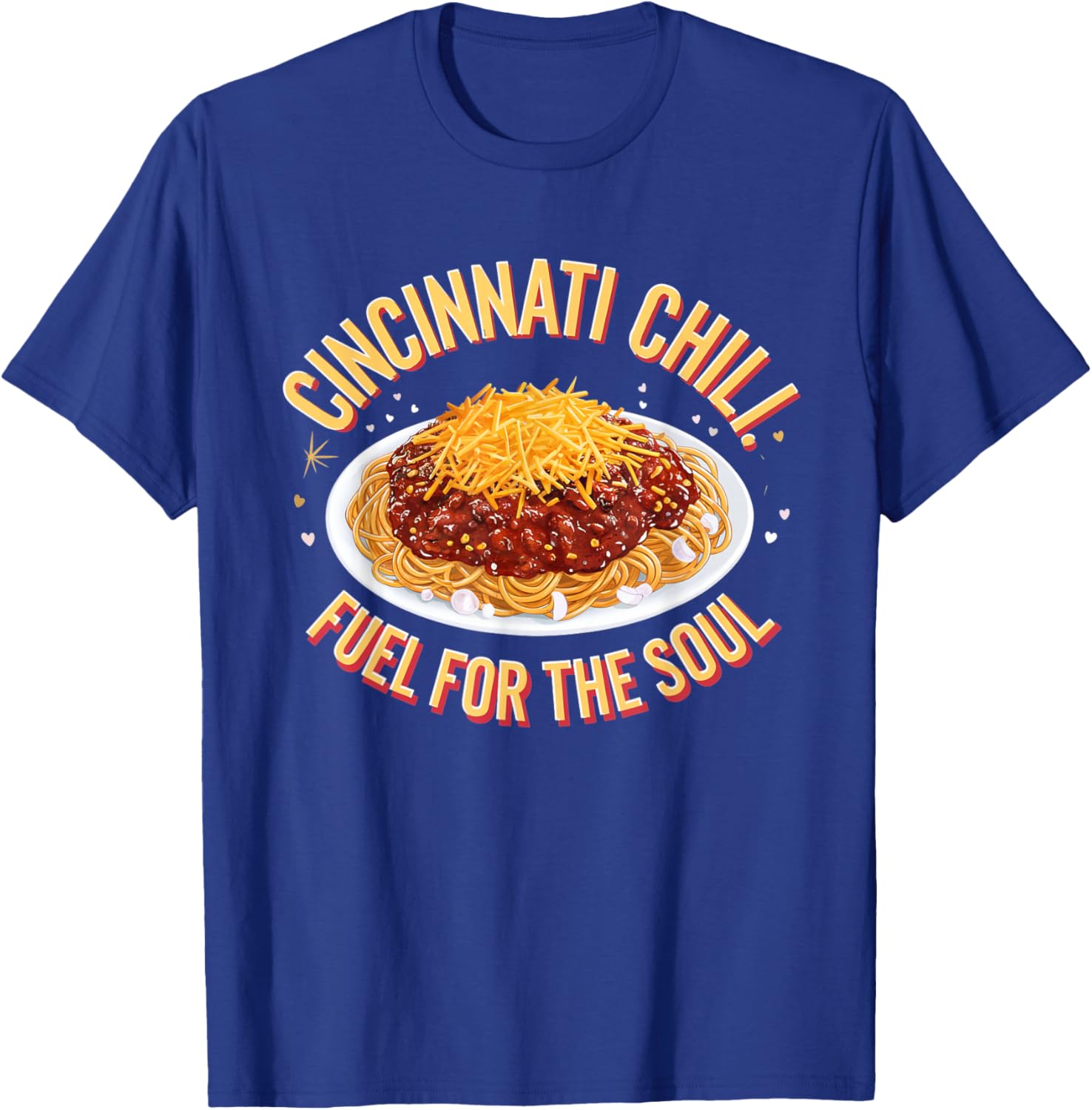 Cincinnati Chili - Iconic Ohio Comfort Food Design T-Shirt - T-Shirt | Royal