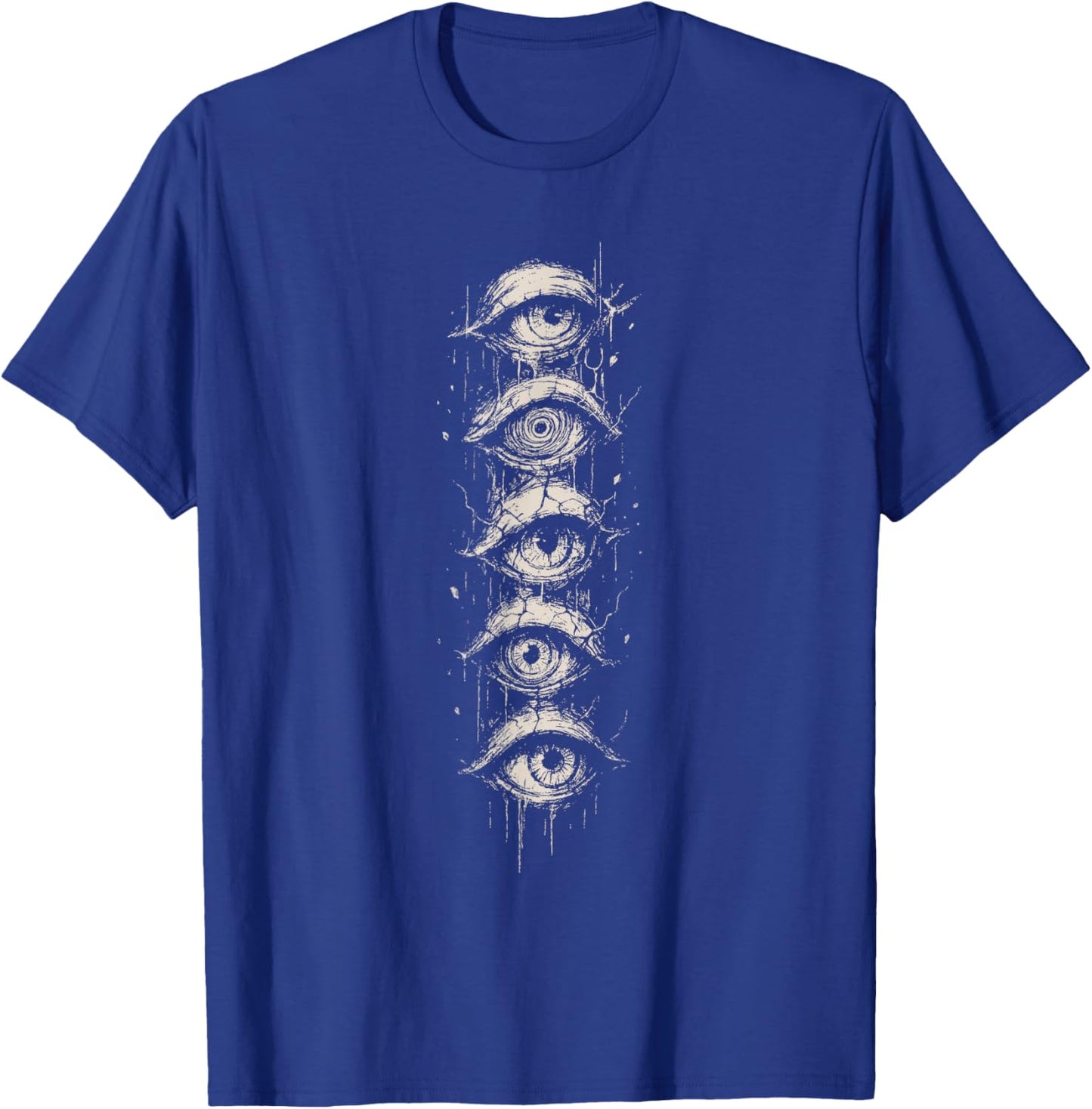 Eyes Goth Grunge Alt Y2K Eyeballs Weird Strange Aesthetic T-Shirt - T-Shirt | Royal