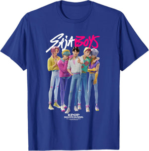 Kpop Demon Hunters Saja Boys Band Officially Licensed T-Shirt - T-Shirt | Royal