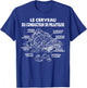 Brain Driver Excavator Gear Excavators T-Shirt - T-Shirt | Royal