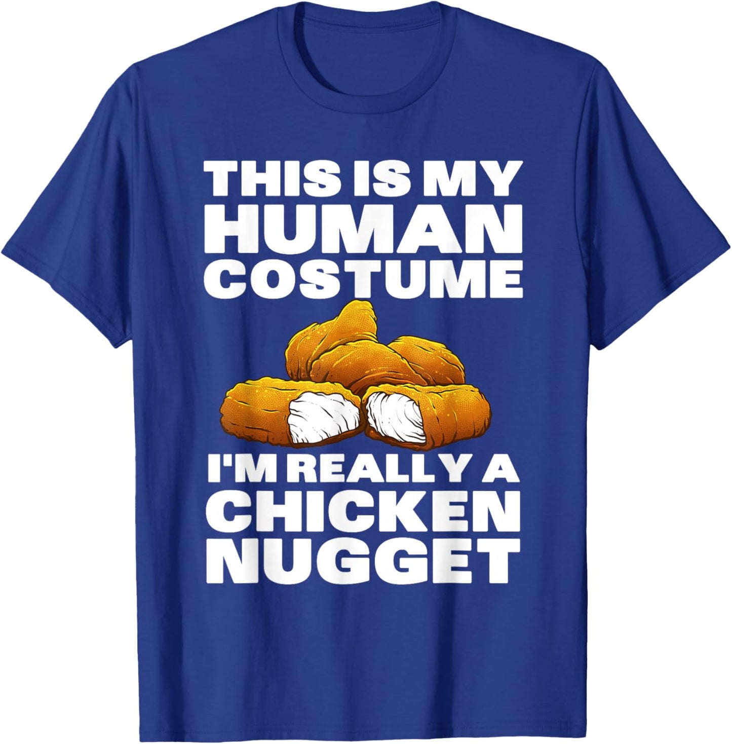 Chicken Nugget Art Women Kids Chicken Nugget Costume T-Shirt - T-Shirt | Royal