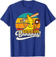 Funny Let’s Go Bananas Baseball T-Shirt - T-Shirt | Royal