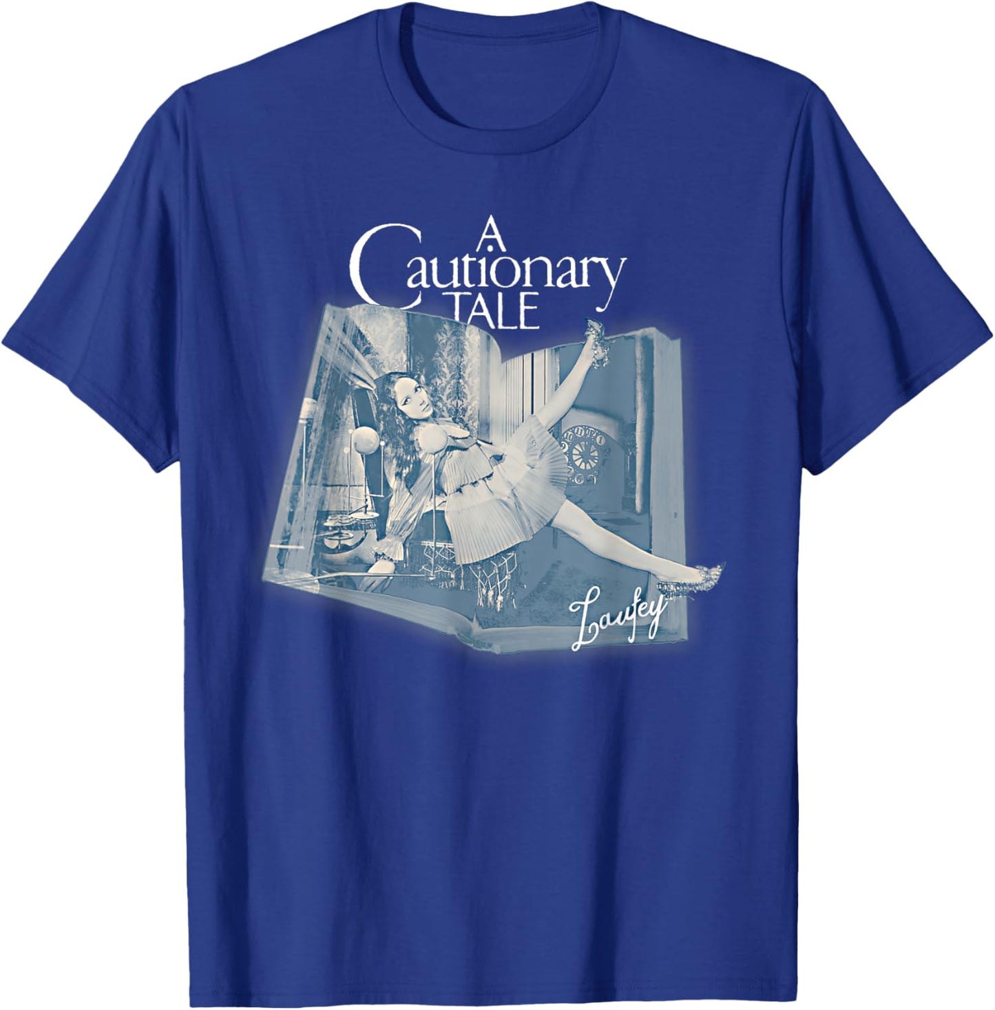 Laufey : A Caution T-Shirt - T-Shirt | Royal