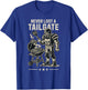 Never Lost A Tailgate Party American Football Funny Grill T-Shirt - T-Shirt | Royal