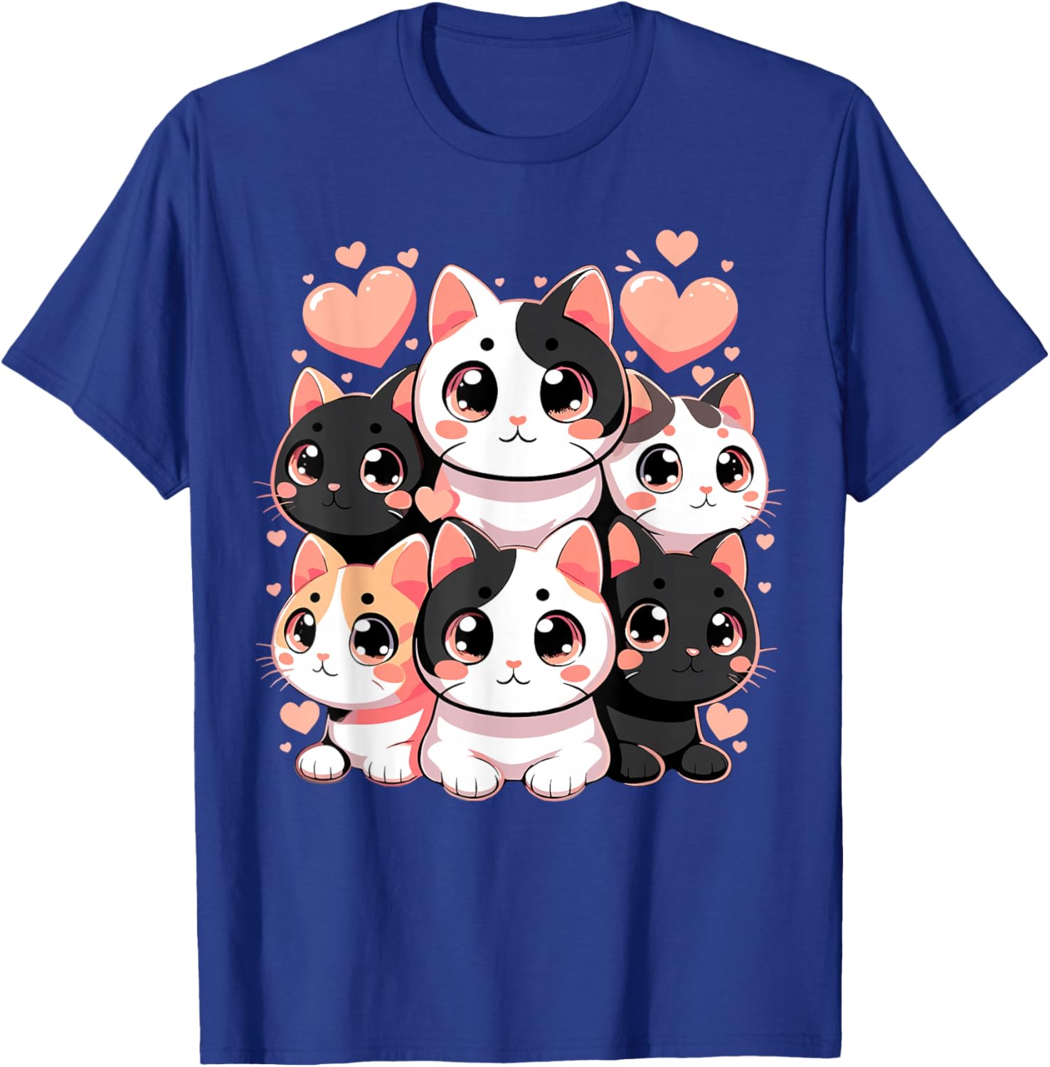 Cute Kawaii Cats T-Shirt - T-Shirt | Royal