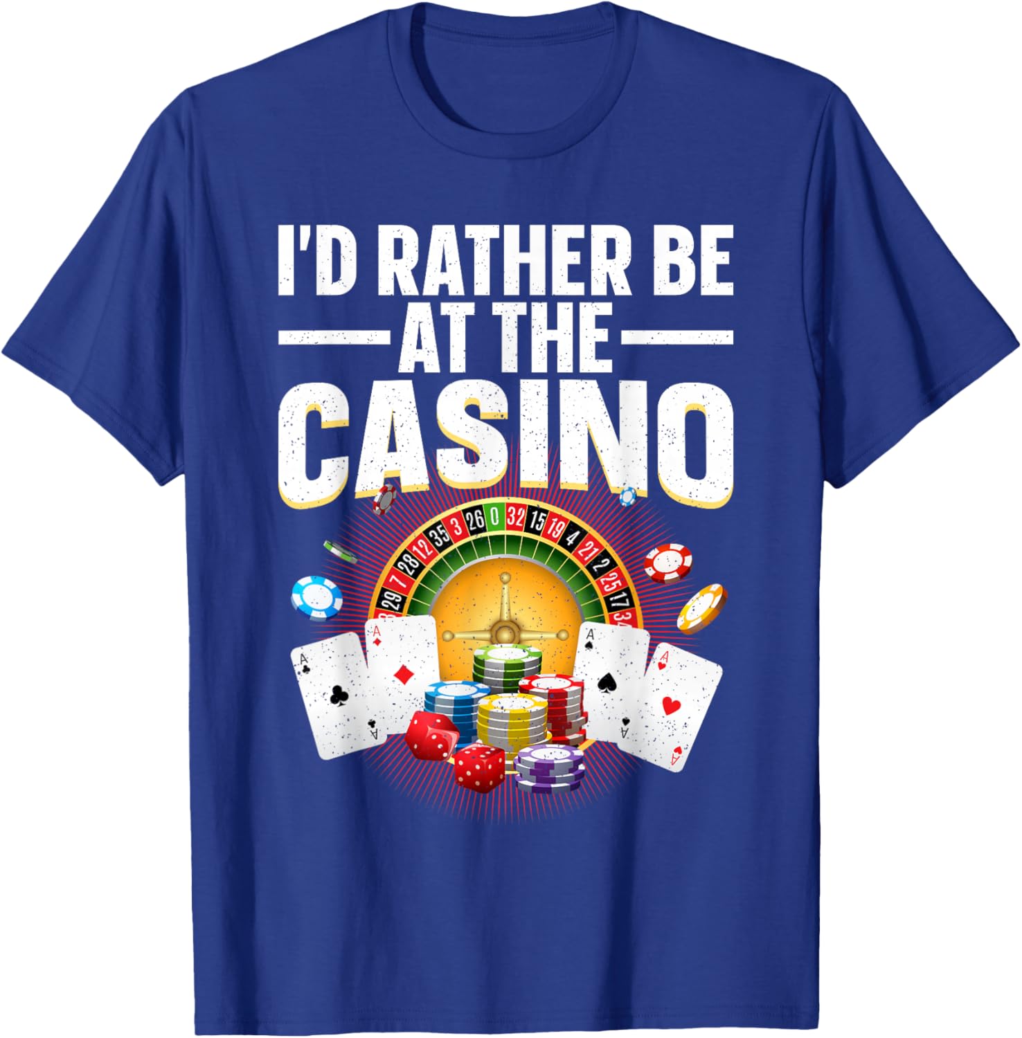 Best Casino Art Women Gambling Casino Player Gambler T-Shirt - T-Shirt | Royal