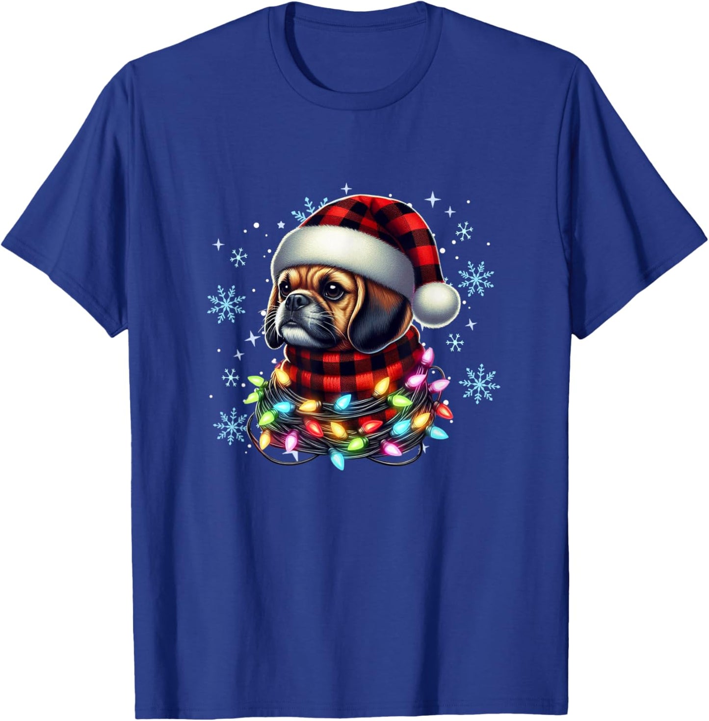 Puggle Christmas Gifts for Puggle Lovers -Kids Black Puggle Xmas Puggle Lover T-Shirt - T-Shirt | Royal