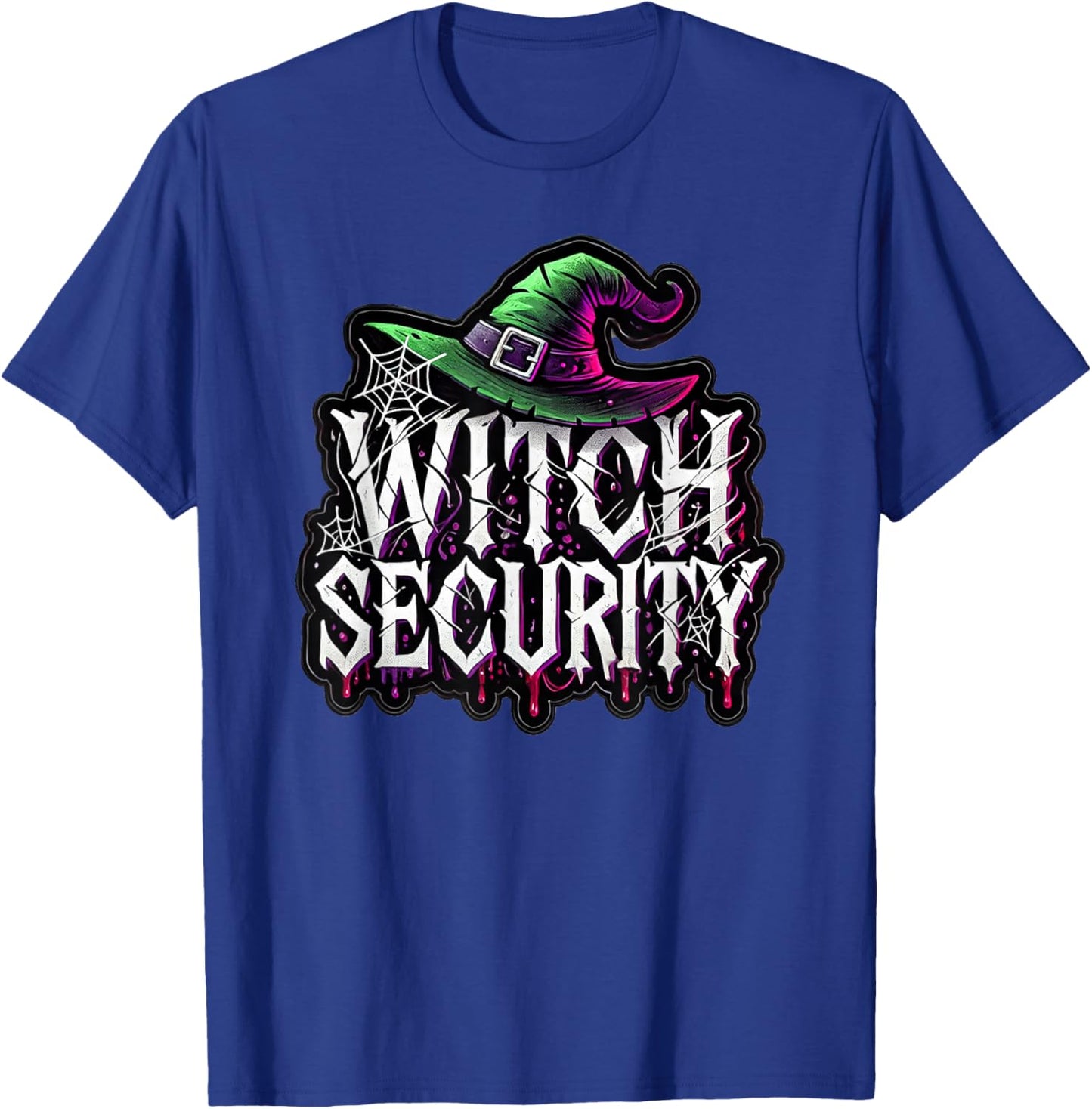 Witch Security Easy Husband of Witches Costume Fun Boyfriend T-Shirt - T-Shirt | Royal