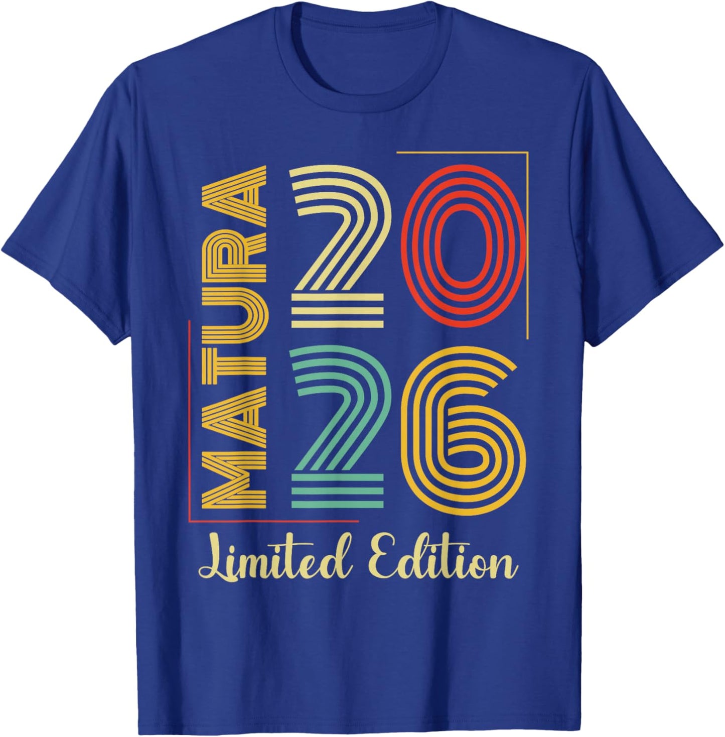 Matura 2026 Geschafft Retro Maturaabschluss T-Shirt - T-Shirt | Royal