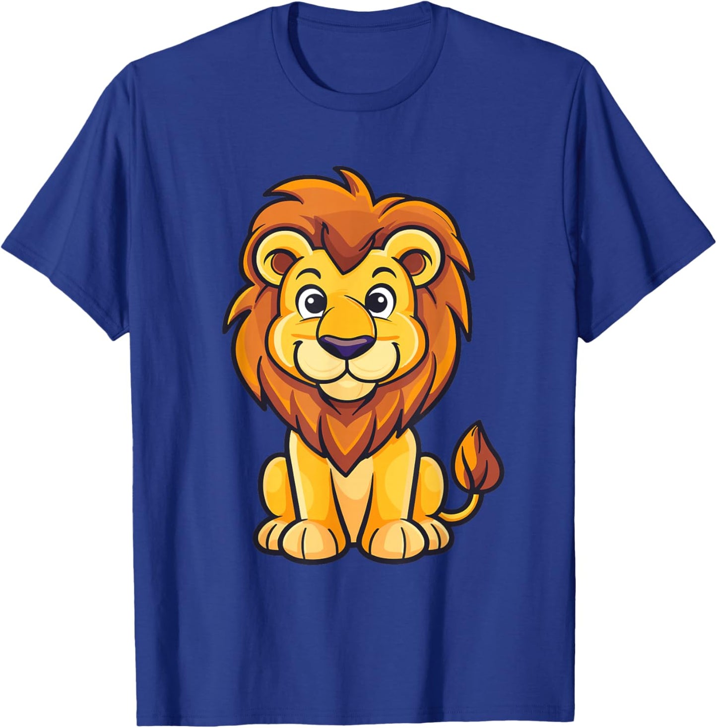 Cute Lion for Kids T-Shirt - T-Shirt | Royal
