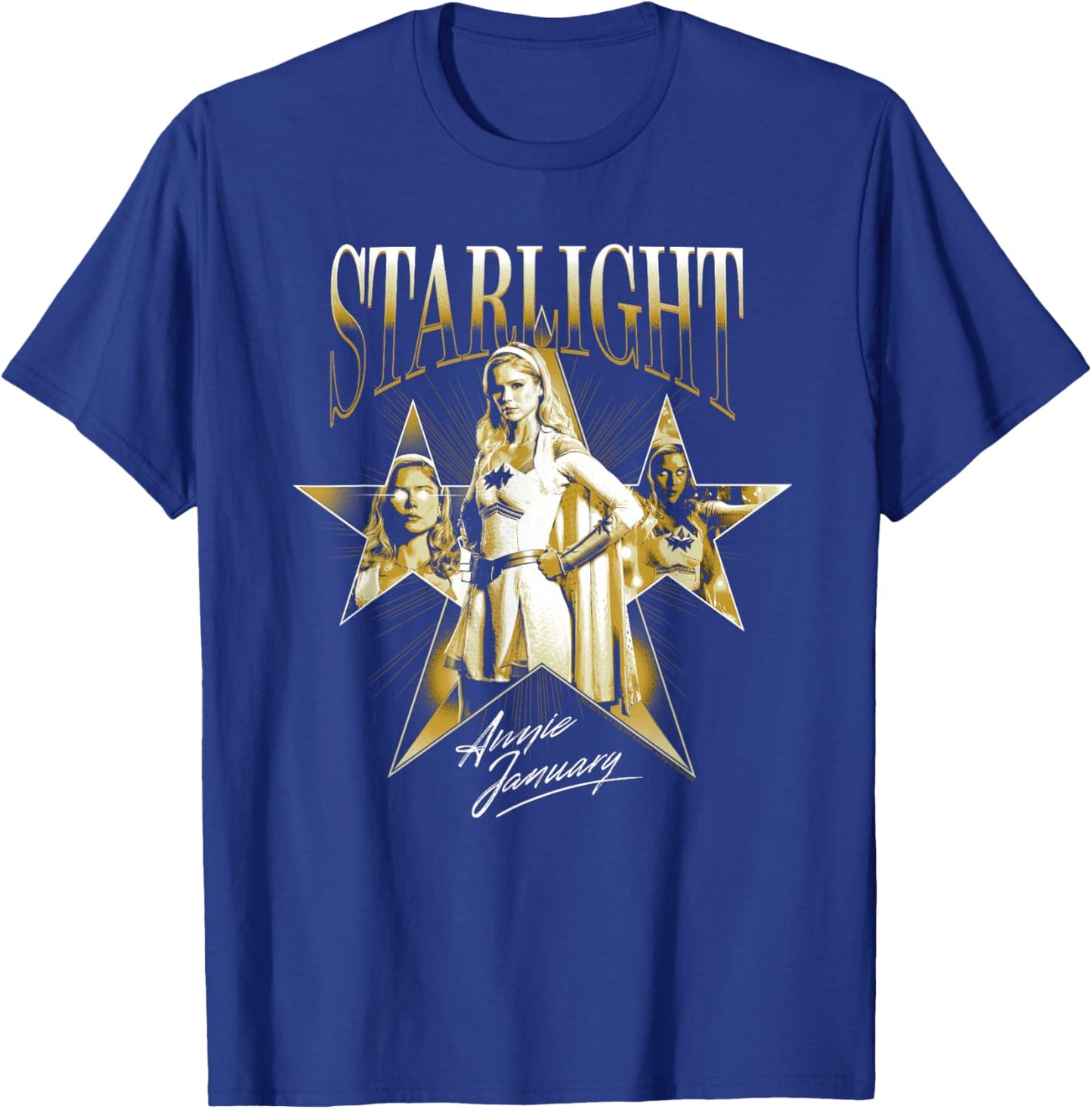 The Boys Starlight Superhero Poses Annie January Supes TV T-Shirt - T-Shirt | Royal