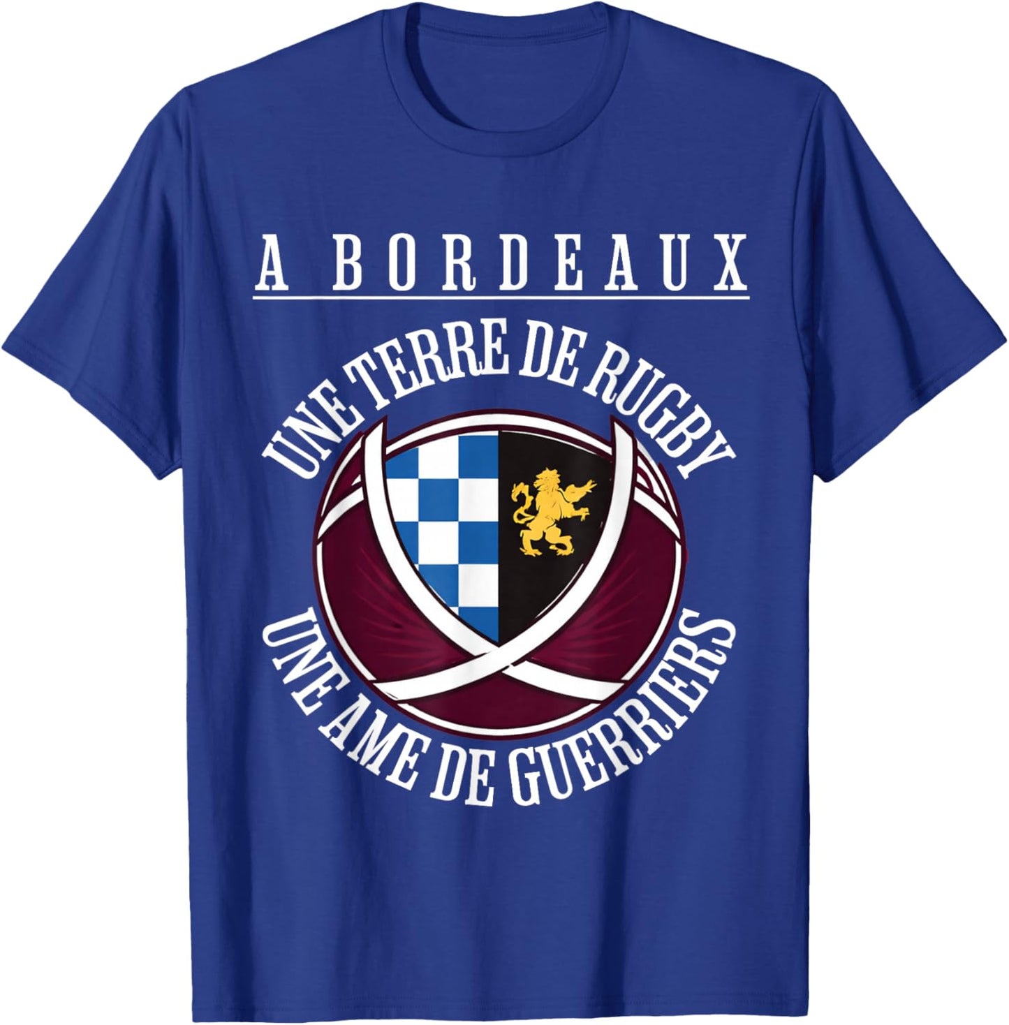 Bordeaux Rugby UBB Rugby Supporter Jersey Bordeaux T-Shirt - T-Shirt | Royal