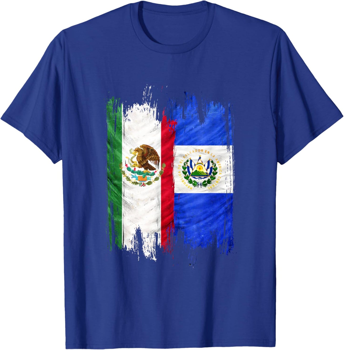 Mexico El Salvador T-Shirt - T-Shirt | Royal