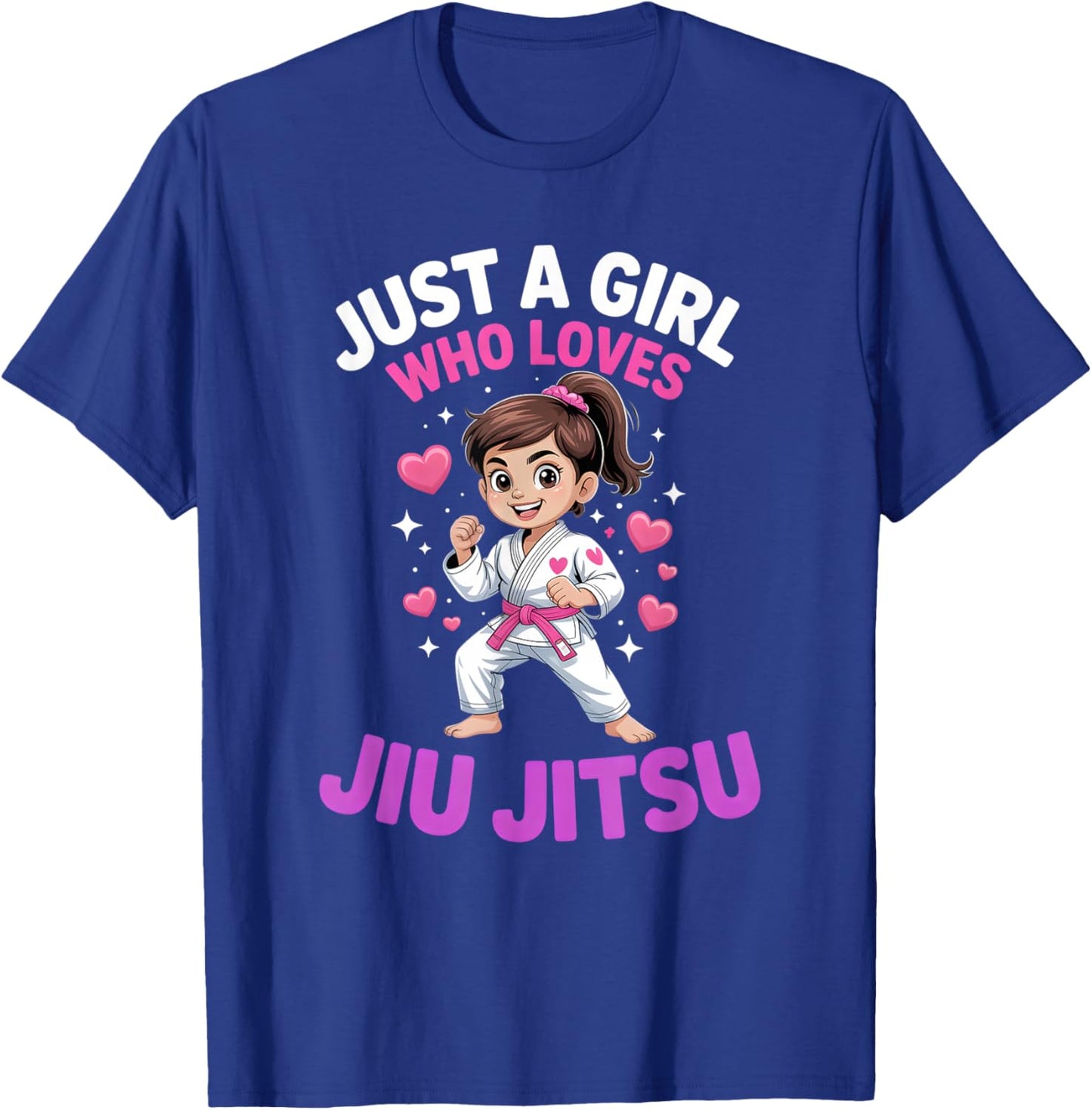 Girls Jiu Jitsu T-Shirt - T-Shirt | Royal