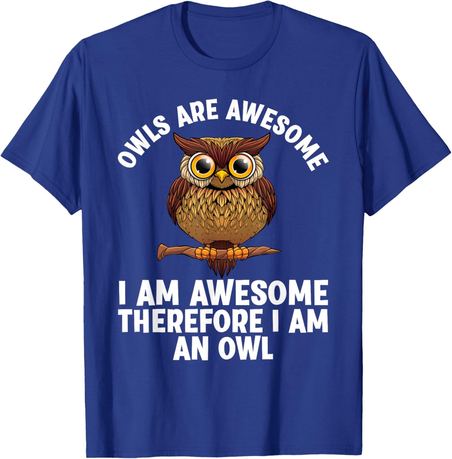 Funny Owl Design Women Night Owl Animal Owl Lover , Small, Black T-Shirt - T-Shirt | Royal