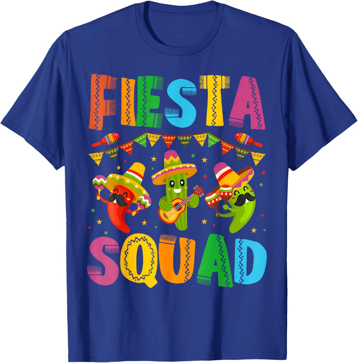 Fiesta Squad Cinco De Mayo Women & Kids T-Shirt - T-Shirt | Royal