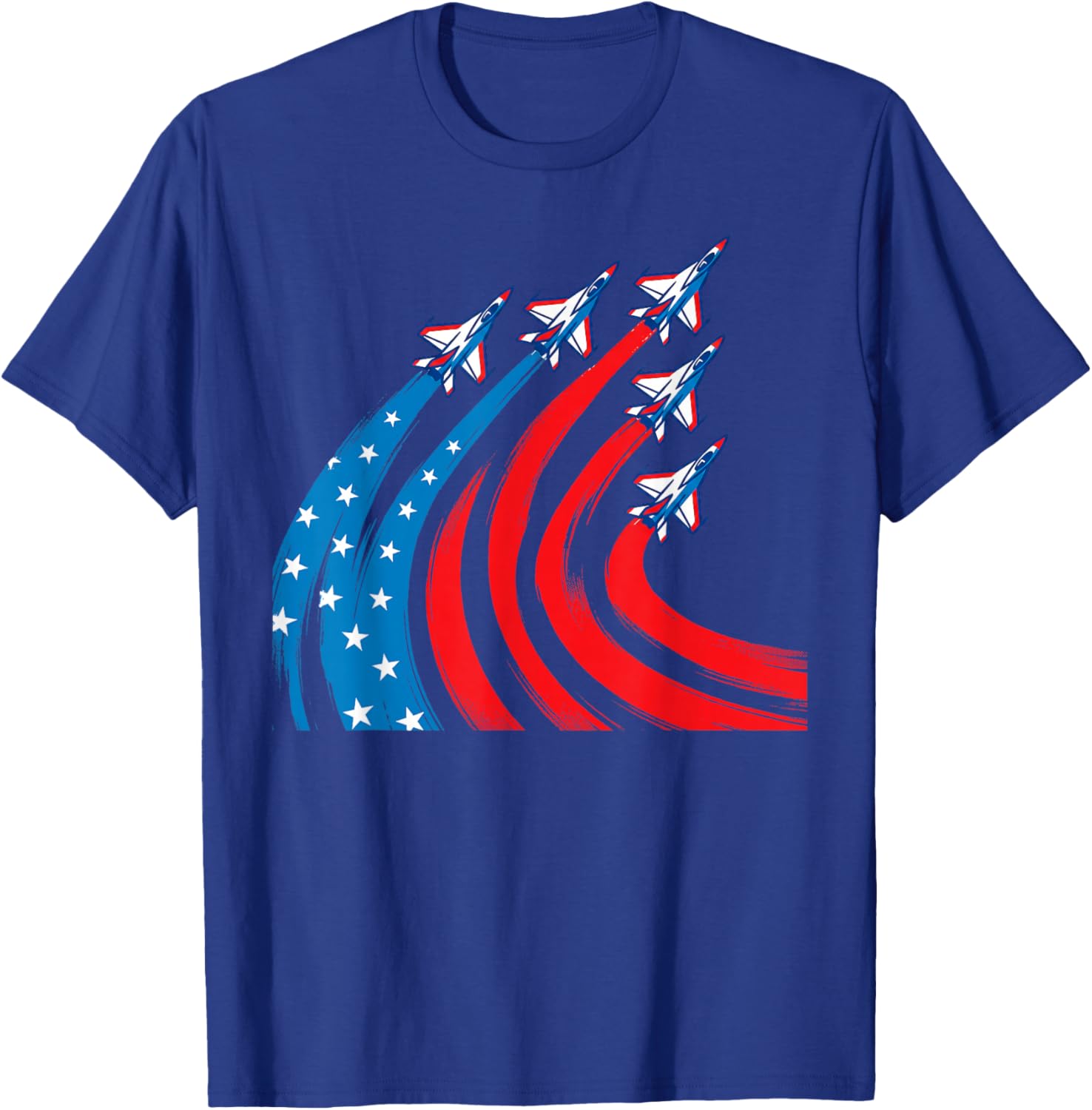 Funny 4th of July Patriotic American Flag USA Men Boys Youth T-Shirt - T-Shirt | Royal