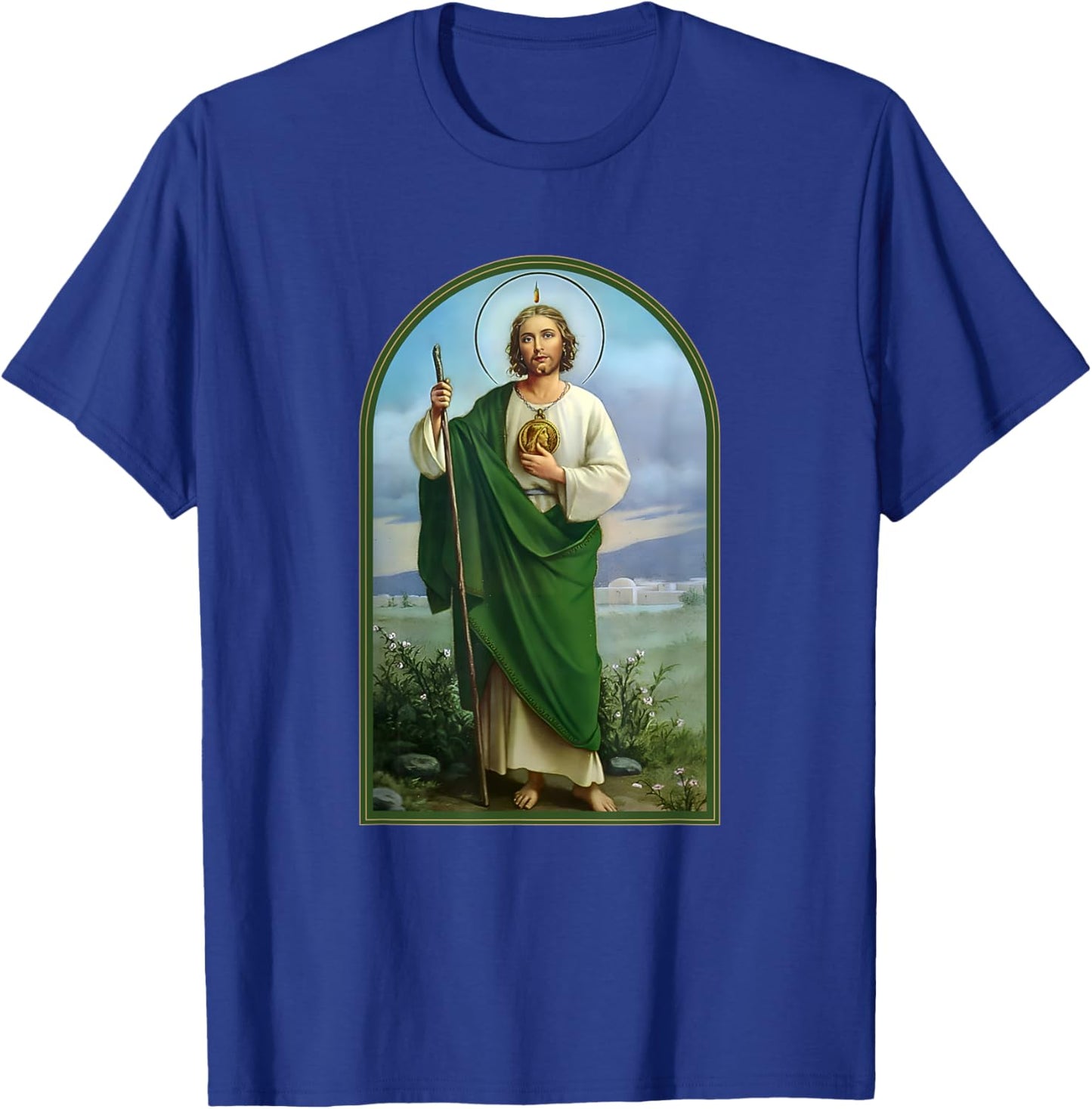 San Judas Tadeo Saint Jude Thaddeus T-Shirt - T-Shirt | Royal