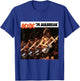 AC/DC '74 Music Band Jailbreak Concert Ambiance T-Shirt - T-Shirt | Royal