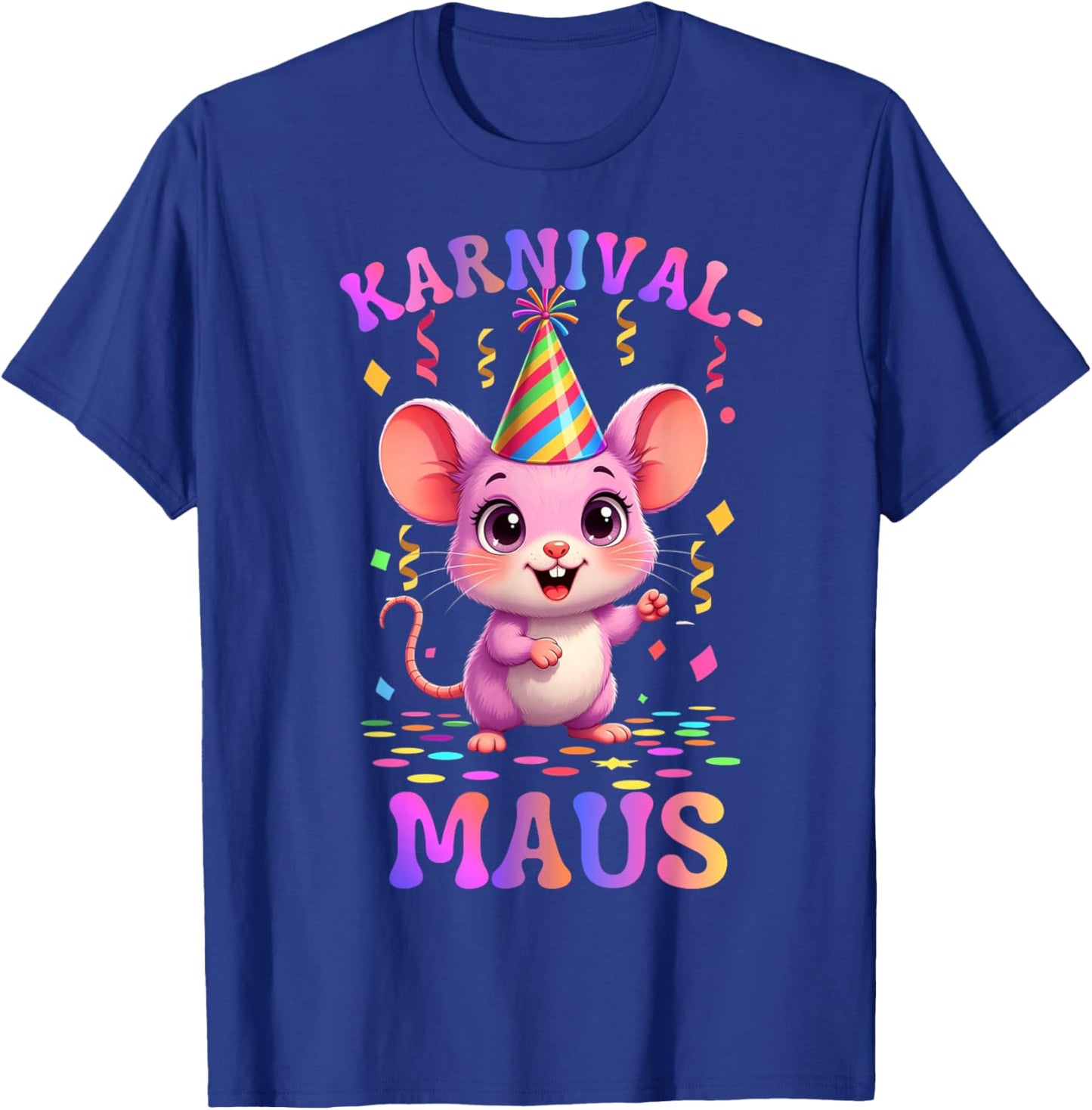 Carnival Mouse Cute Fancy Dress Motif for Family T-Shirt - T-Shirt | Royal