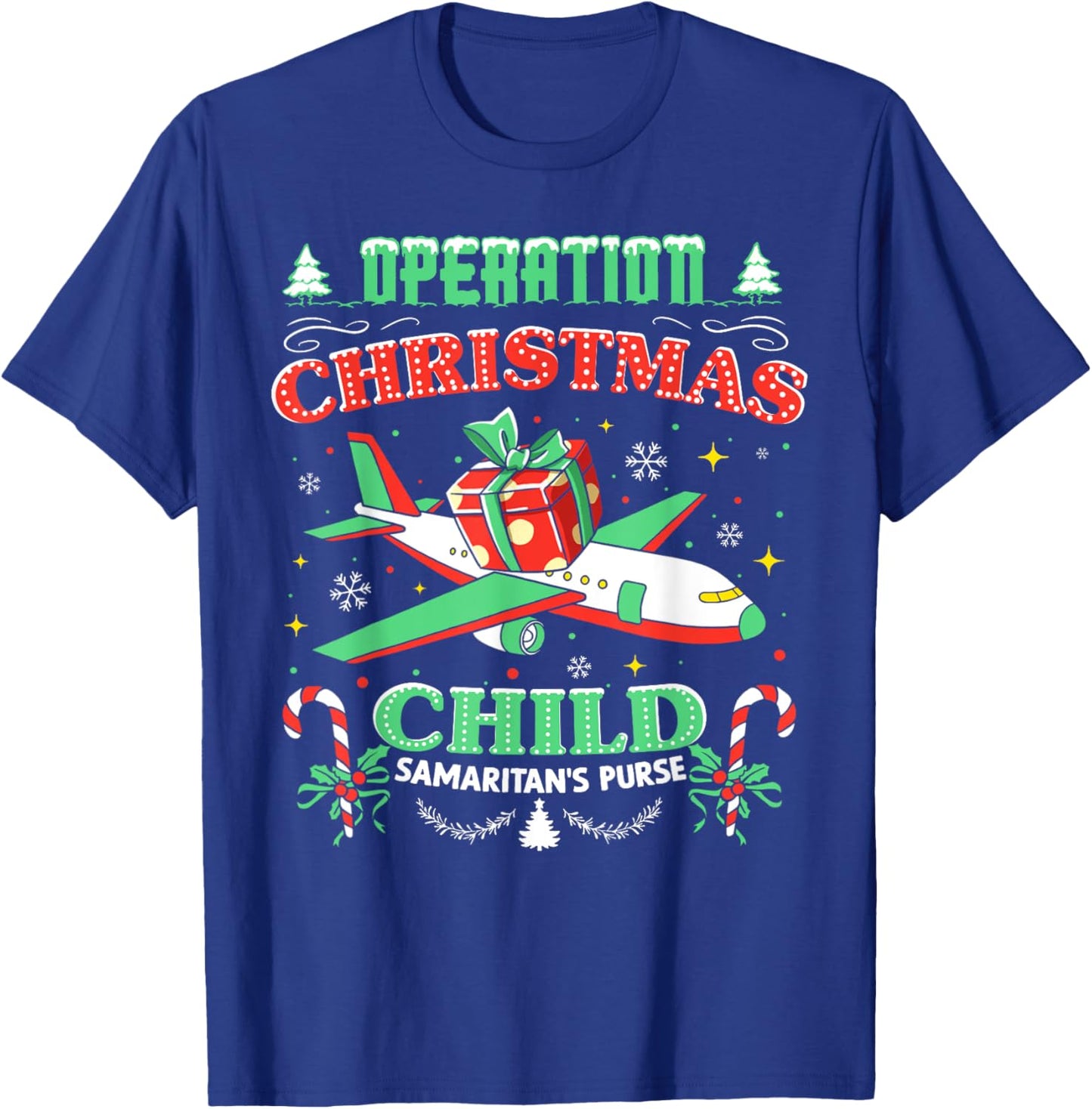 Operation Christmas Child Funny Family Matching Xmas T-Shirt - T-Shirt | Royal