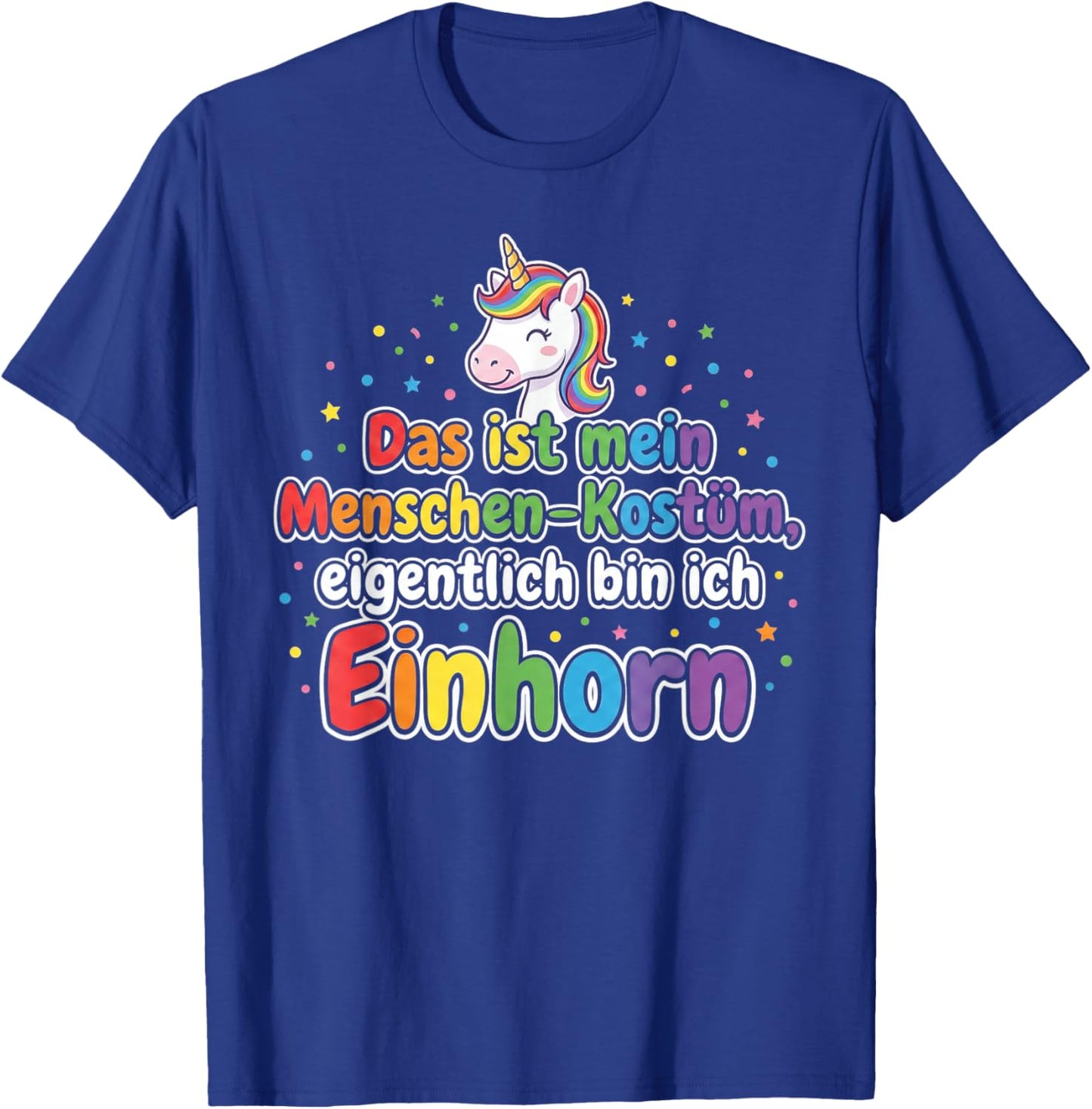 My People Costume Bin Unicorn for Carnival and Fancy Dress T-Shirt - T-Shirt | Royal