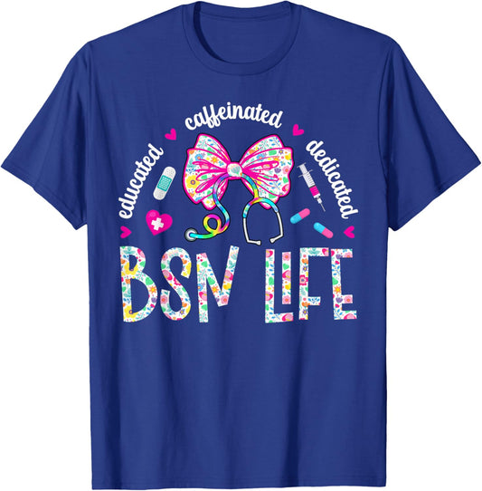 BSN Life BSN Graduation BSN Graduate BSN Grad T-Shirt - T-Shirt | Royal