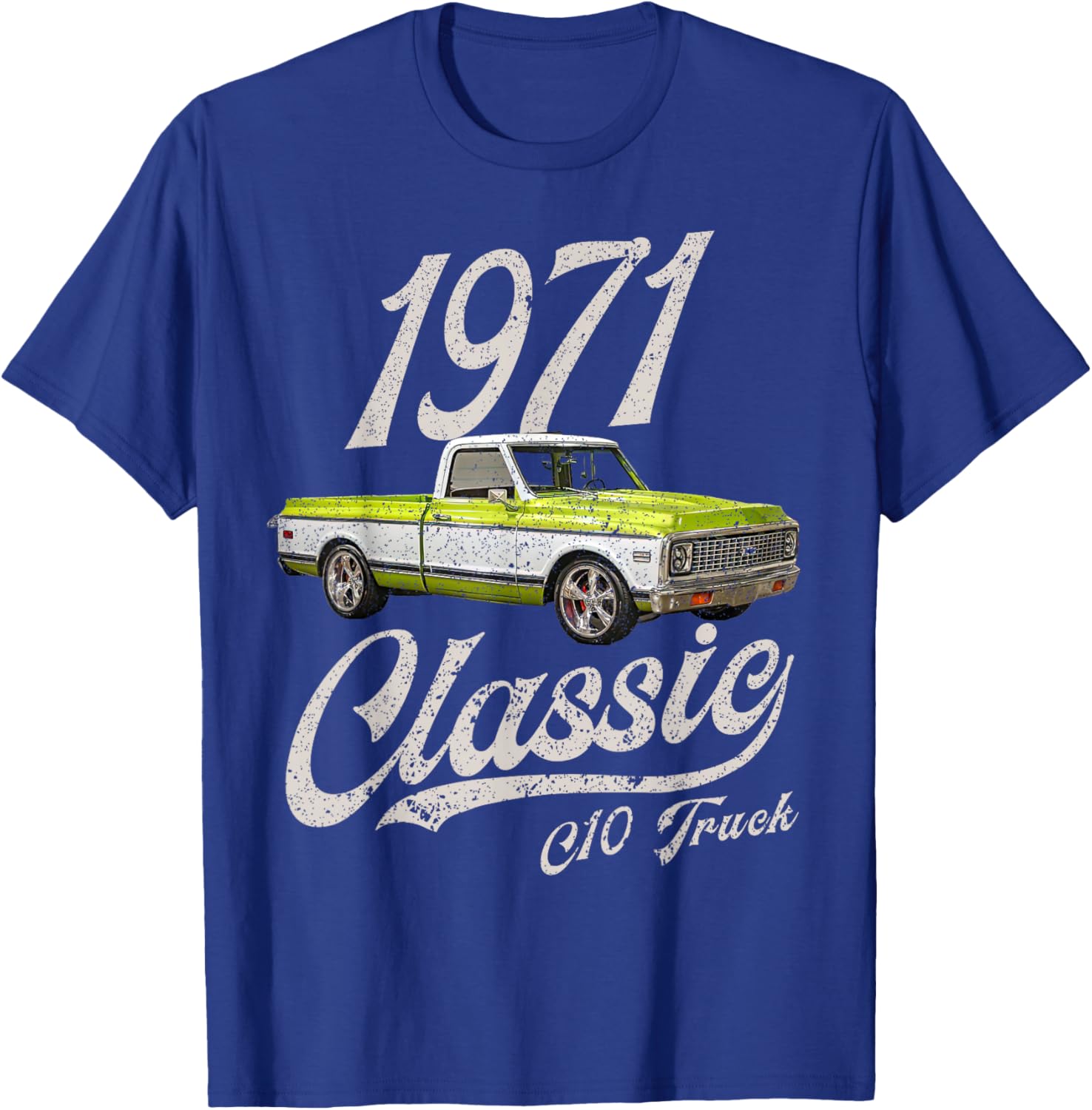 1971 71 c10 Truck T-Shirt - T-Shirt | Royal