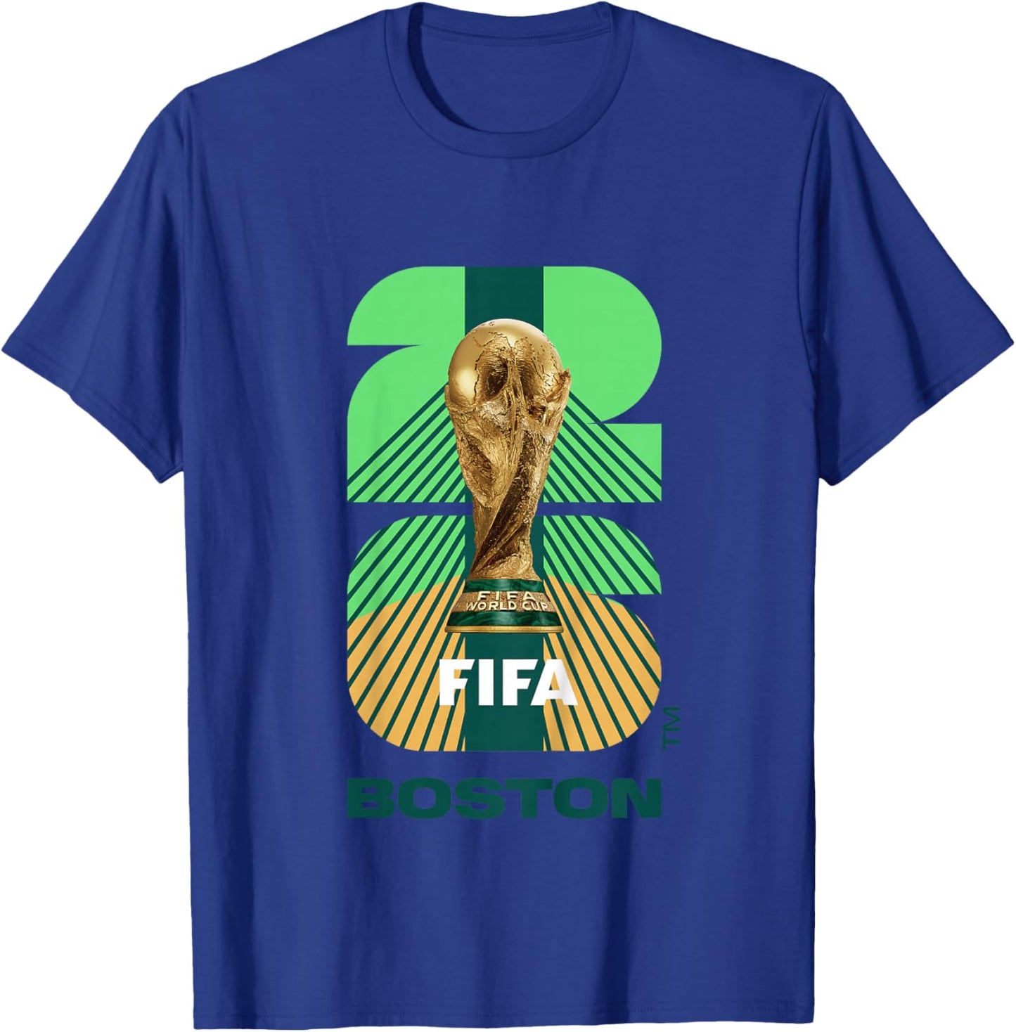 Enfant Coupe du Monde FIFA 26 Boston Trophy Couleur T-Shirt - T-Shirt | Royal