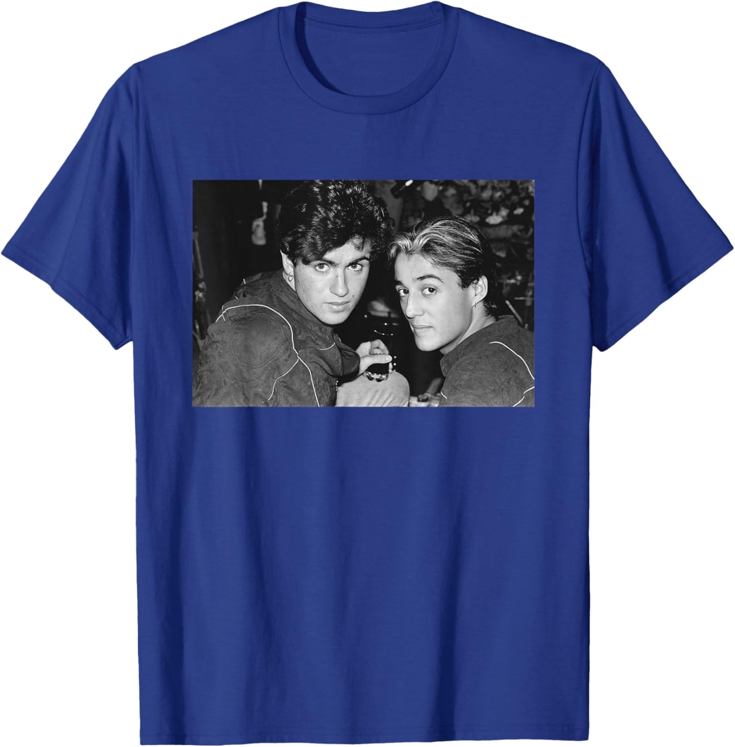 Wham! Club Fantastic Tour George Michael Andrew Ridgeley T-Shirt - T-Shirt | Royal