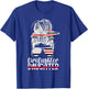 Firefighter Daughter Messy Bun Fireman Daughter T-Shirt - T-Shirt | Royal