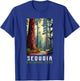 Retro Vintage Sequoia National Park for kids Hiking Camping T-Shirt - T-Shirt | Royal