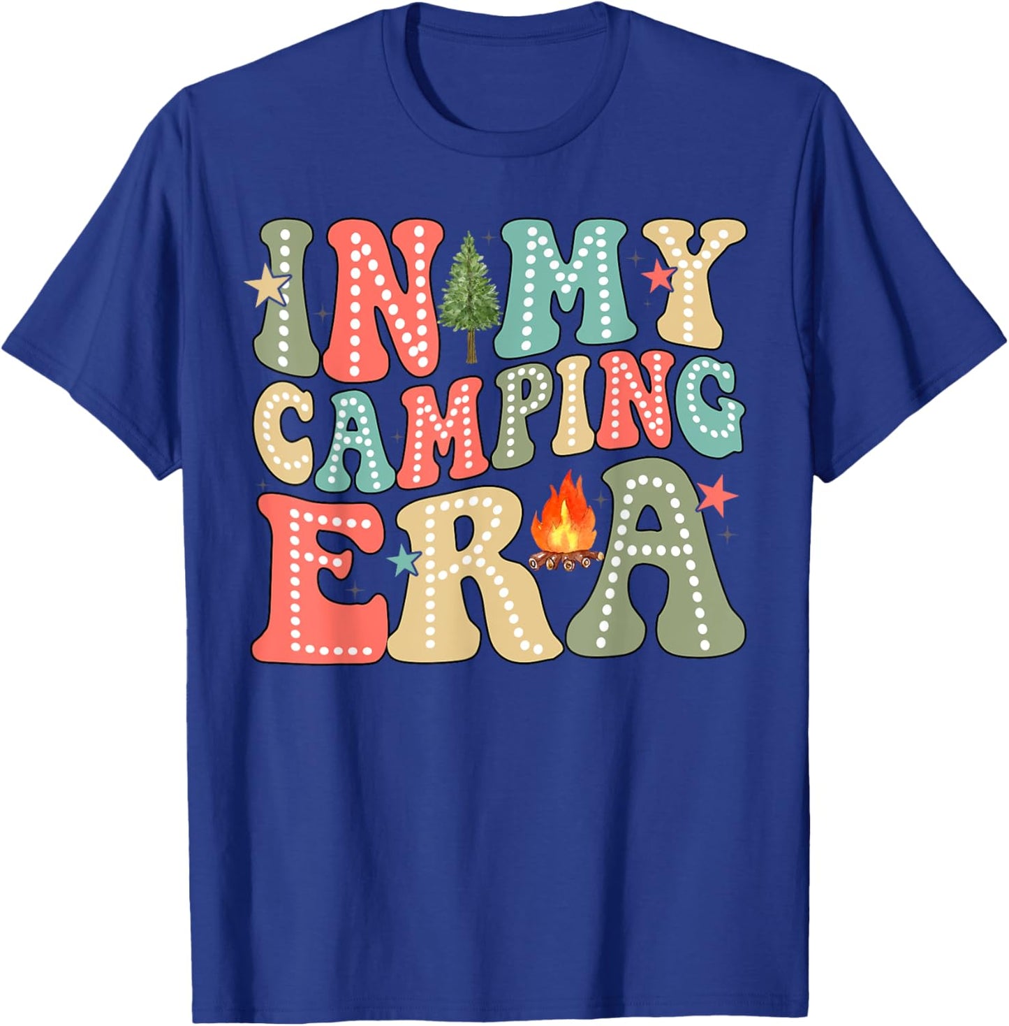 In My Camping Era Cute Camping Lovers T-Shirt - T-Shirt | Royal