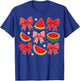 Summer Coquette Bow Watermelon Summer Vacation Women Girls T-Shirt - T-Shirt | Royal