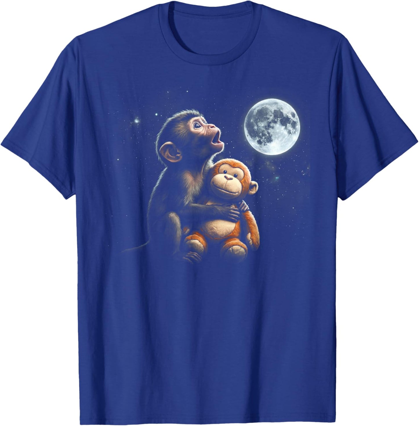 Cute Baby Monkey Shirts Trend T-Shirt - T-Shirt | Royal