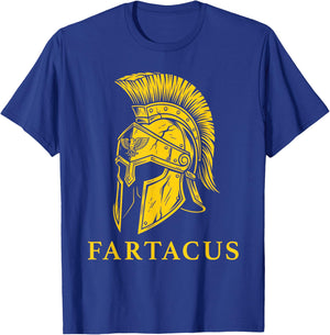 Funny Fart Design Farting Greece Joke Greek Fartacus T-Shirt - T-Shirt | Royal