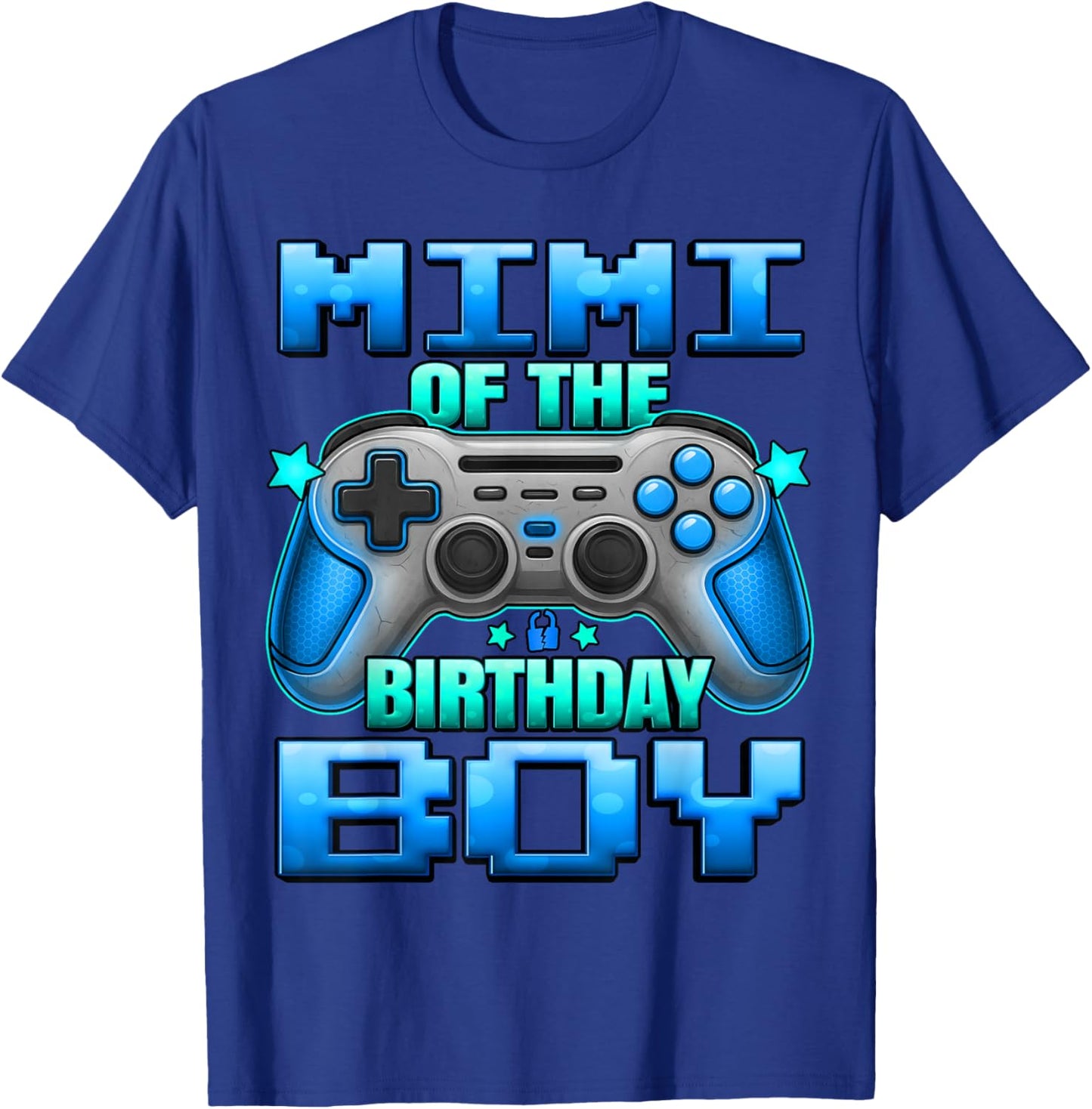 Mimi of The Birthday Boy Matching Family Grand Mother T-Shirt - T-Shirt | Royal