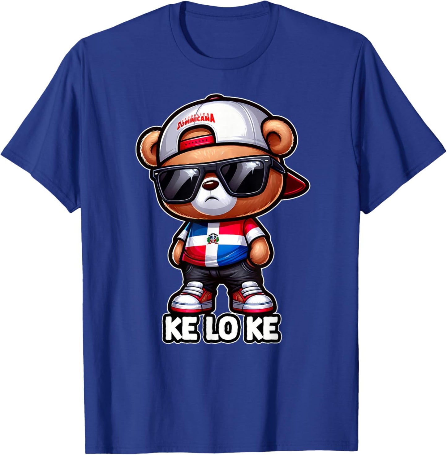 DIMELO KE LO KE Dominican Republic Flag Republica Dominicana T-Shirt - T-Shirt | Royal