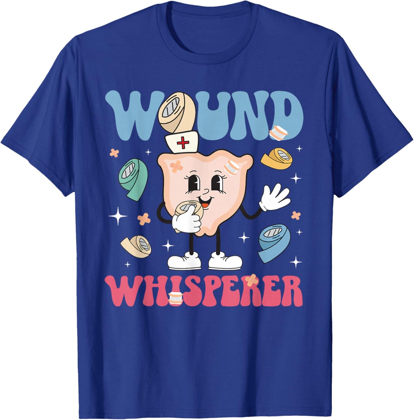 Wound Whisperer Wound Care Nurse Wound Nurse T-Shirt - T-Shirt | Royal