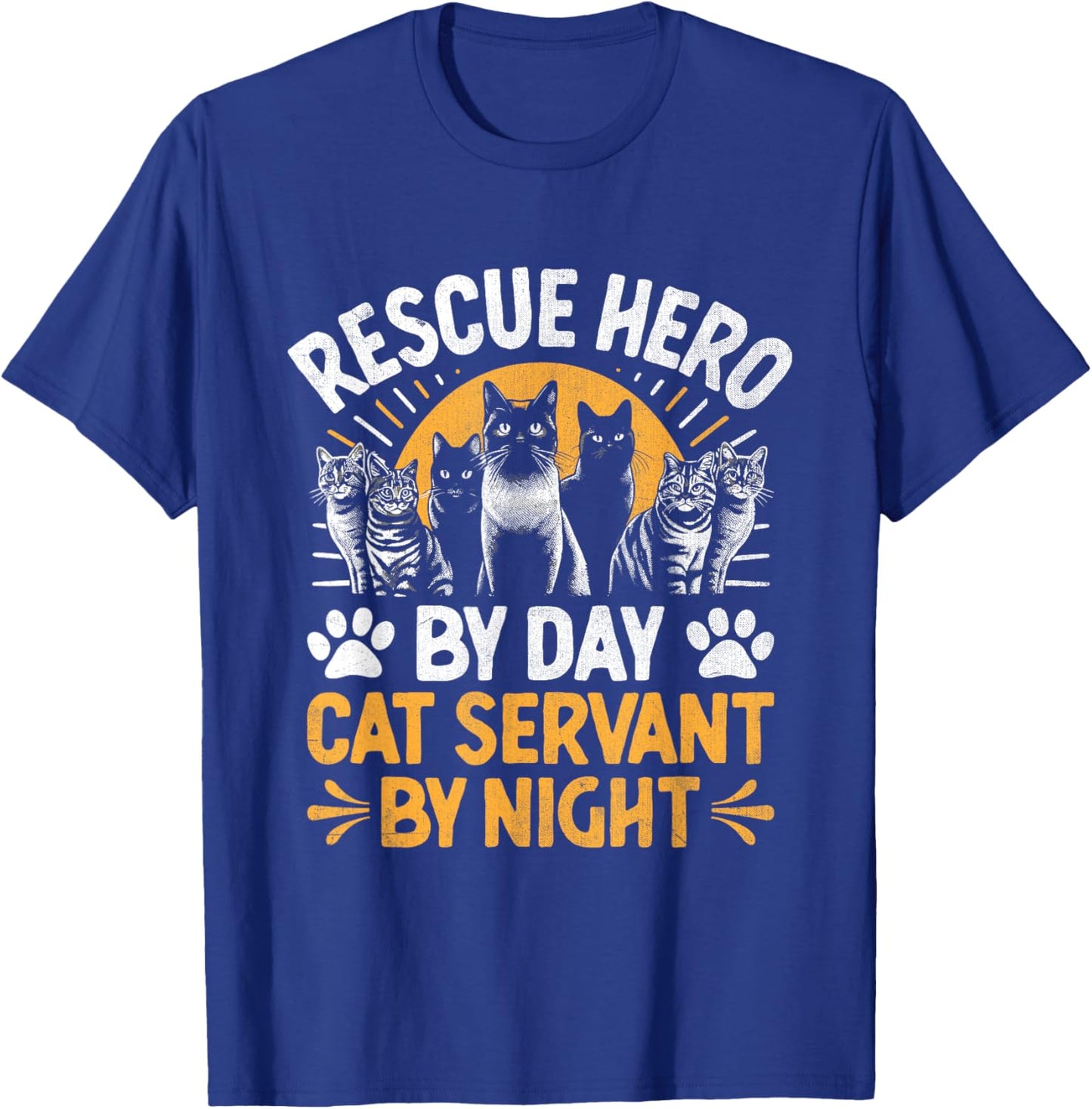 Funny Animal Shelter Volunteer Pet Dog Cat Rescue Supporter Women T-Shirt - T-Shirt | Royal