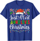 Just A Girl Who Loves Christmas Women Xmas Tree Girls Santa T-Shirt - T-Shirt | Royal