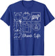 Vintage Stamp Collage Pig Livestock Farm Animal Show Mom T-Shirt - T-Shirt | Royal