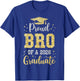 Proud Bro of A 2026 Graduate Brother Class of 2026 Senior T-Shirt - T-Shirt | Royal