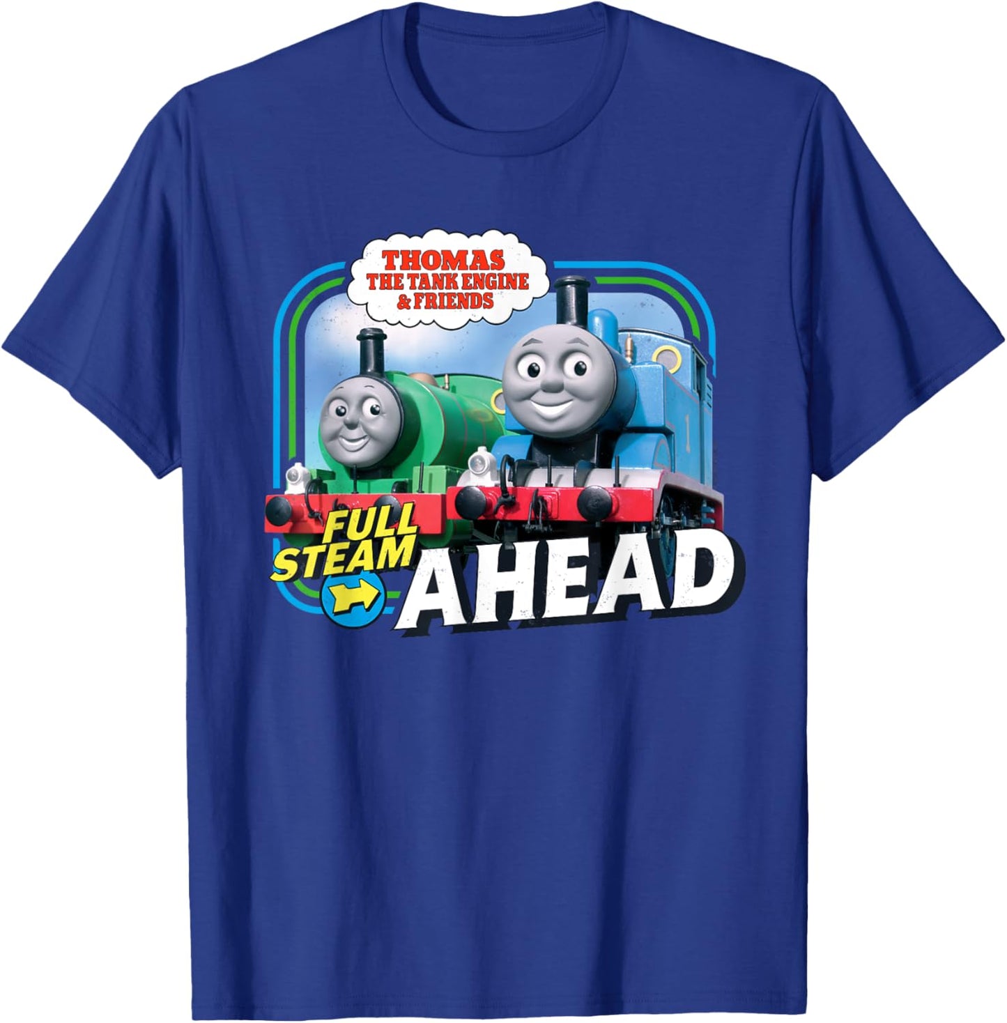 Thomas & Friends Full Steam Ahead T-Shirt - T-Shirt | Royal