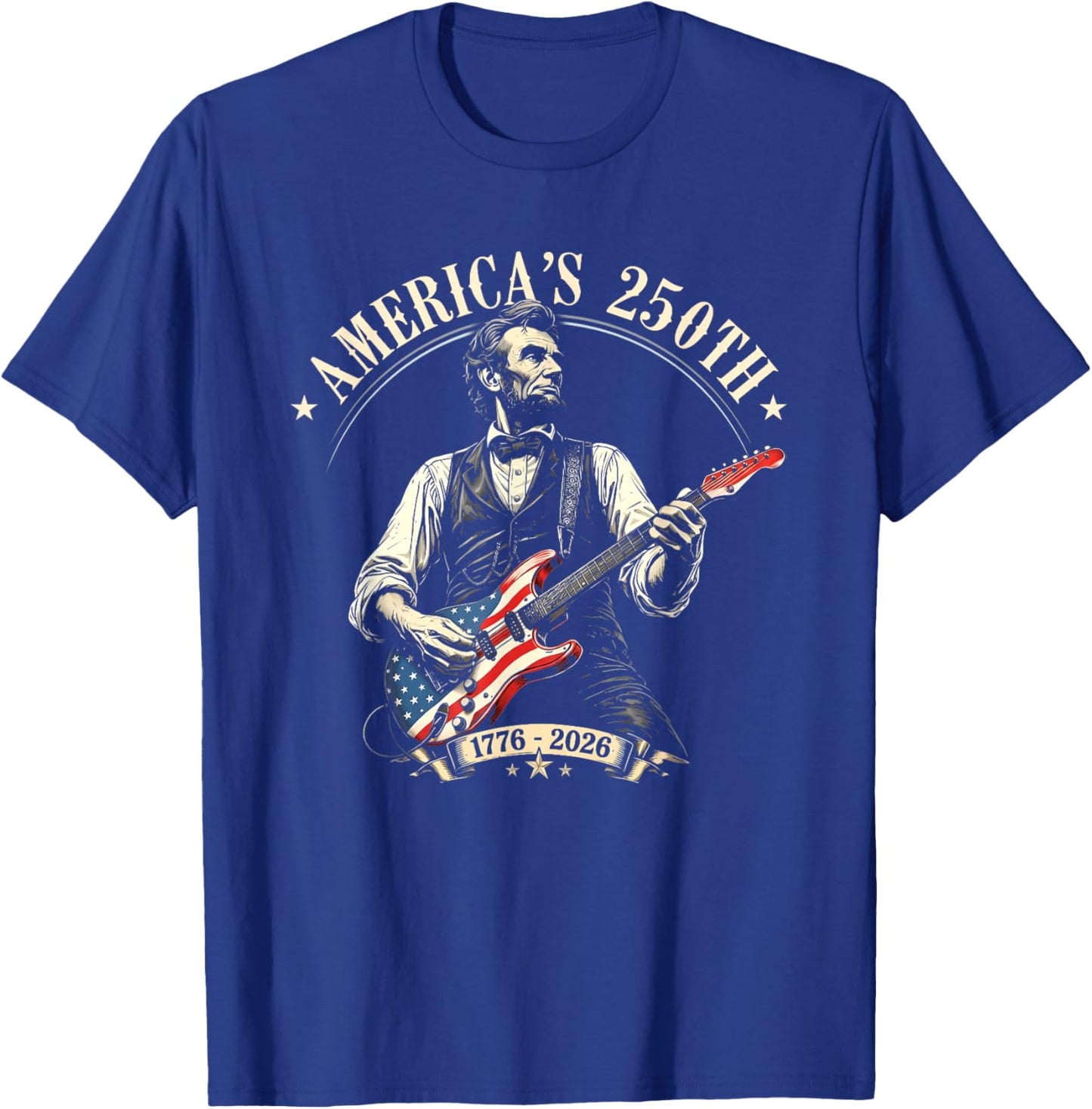 Vintage 250 Years of American 250th Anniversary 1776 2026 T-Shirt - T-Shirt | Royal